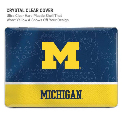 University of Michigan Jersey Split MacBook Pro 14in (2021-24) Case plus Skin